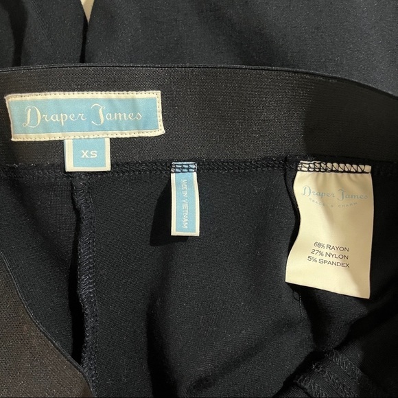 Draper James Ponte Pants Navy Blue Pull On Slim Skinny Size XS - Picture 8 of 8